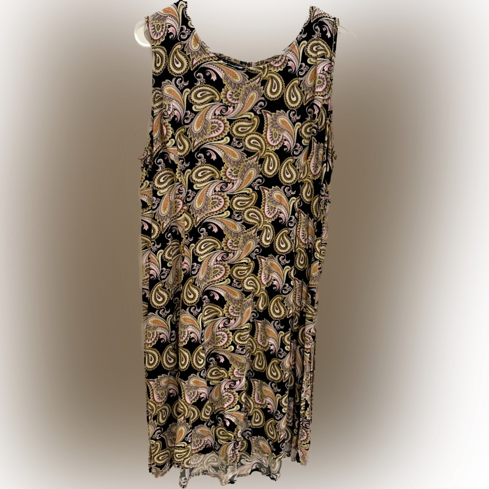 Womens Basic Editions Sleeveless Dress